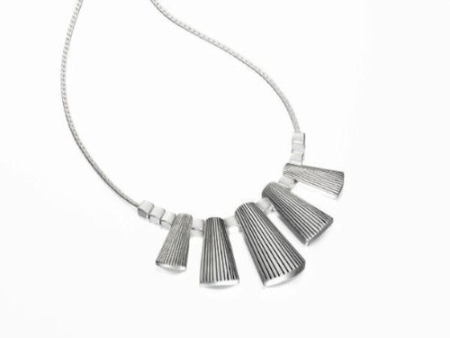 Fiorelli silver textured bar - silver,
