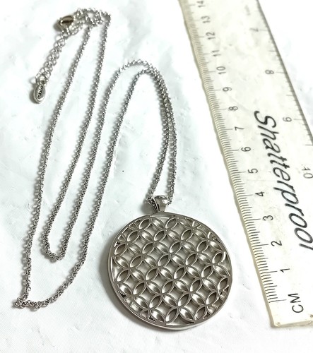 Fiorelli silver tone pendant - tone,