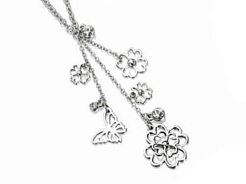 Fiorelli clear crystal flower - clear,