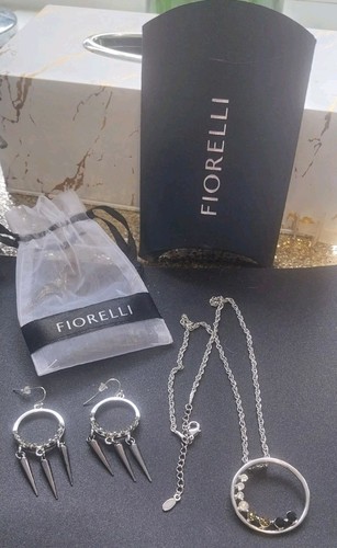 Necklace matching earrings - necklace,